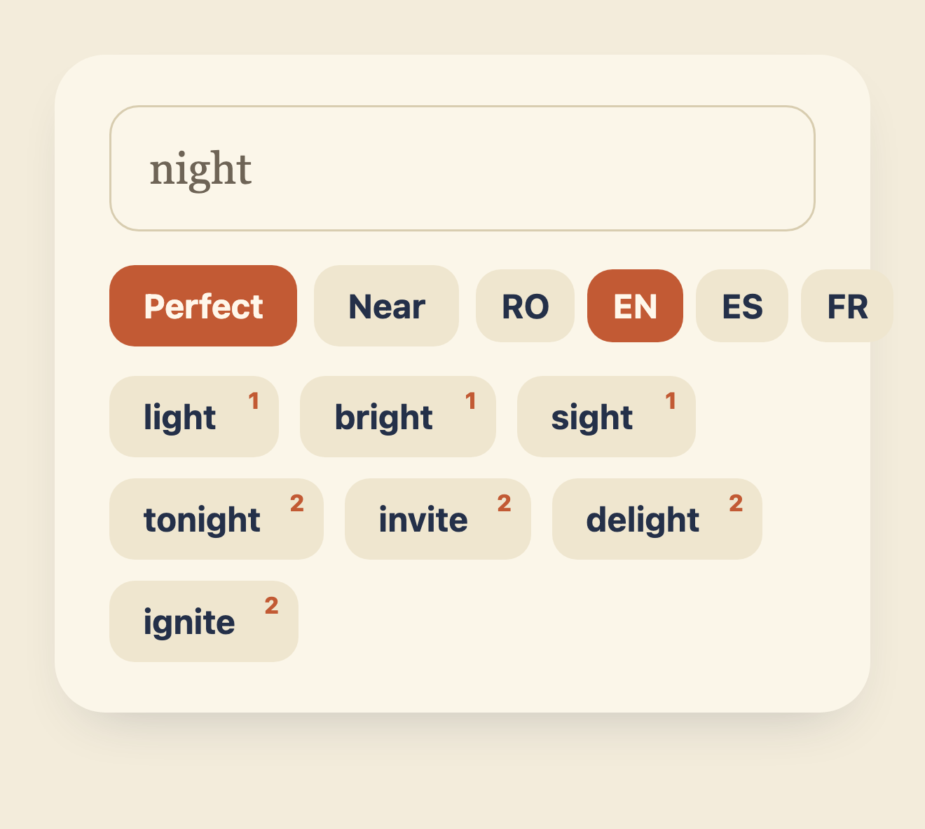 Rhyme finder
